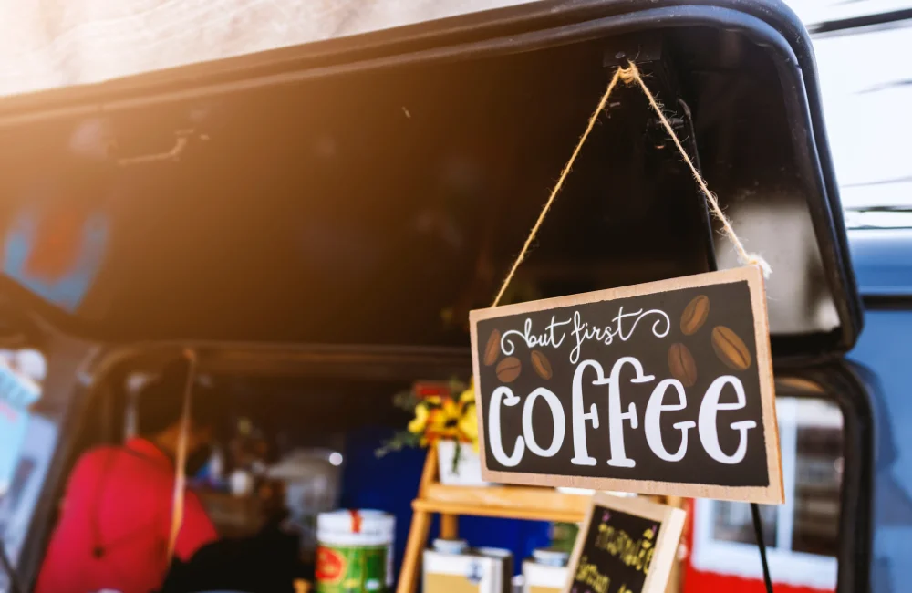 เปิดร้านรถชขายกาแฟเคลื่อนที่